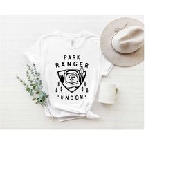 park ranger endor shirt, ewok camping tee, endor national park shirt, endor forest tee, lightsaber, disney star wars shi
