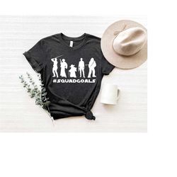 star wars squad goals shirt, jedi master shirt, star wars shirt, disney world, lightsaber, galaxy's edge tee, baby yoda,
