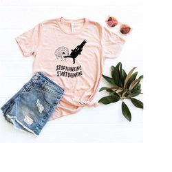 stop thinking start drinking t-shirt, humour tee, beer shirt, good vibes shirt, funny sarcastic shirt, best gift idea, s