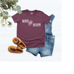 7th birthday shirt, wild seven shirt, 7 birthday outfit, seventh birthday shirt, wild birthday shirt, seven b-day shirts