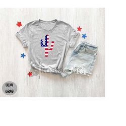 cactus usa flag shirt, july 4th shirt, cacti american flag shirt, fourth of july hoodie, patriotic mom shirt, succulent