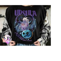 disney villains ursula the little mermaid retro t-shirt, sea witch ursula quoets matching tee, wdw magic kingdom disneyl
