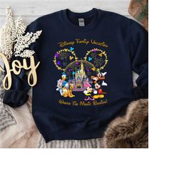disney family vacation shirt, mickey minnie mouse tee, disneyland shirt, minnie bow shirt, mickey head shirt, disney tri
