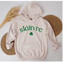 slainte saint patrick's day shirt, lucky st patrick's sweatshirt, st patrick's day teacher shirt, shamrock gift for st p
