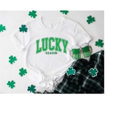 st patrick's lucky season shirt, saint patrick family t-shirt, st patricks day teacher shirt, shamrock sweatshirt, gift