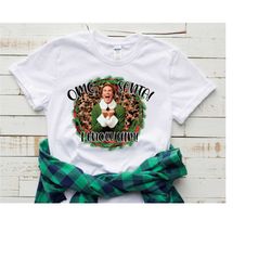 buddy the elf santa i know him shirt, christmas elf movie shirt, elf movie shirt, christmas gift idea, funny holiday shi