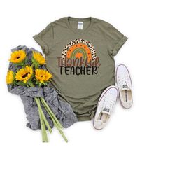 thankful teacher shirt, fall teacher t-shirt, thanksgiving teacher shirt