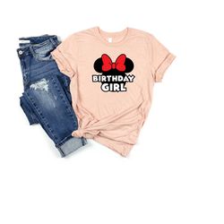 birthday girl shirt, disney girl shirt, birthday gift for girl, disney shirts for girl, minnie best birthday ever shirt,