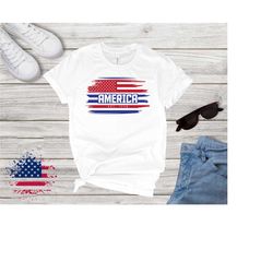 america est. 1776 tshirt, 1776 us flag shirt, patriotic shirt, womens 4th of july tee, america flag tee, fourth of july