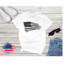 distressed american flag tshirt,flag of us shirt,usa flag black and white shirt,4th of july shirt,independence,patriotic