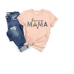 bonus mama shirt, mama shirt, mom birthday gift, bonus mama leopard shirt, mother's day gift, mom life shirt, leopard de
