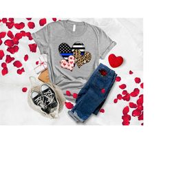 police valentine shirt, police wife gift, women police officer gift, valentines day shirt, love crewneck, cop valentine