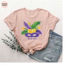 mardi gras plant lady shirt, masquerade mask tee, women mardi gras costume, carnival mardi gras gifts, mardi gras art ts