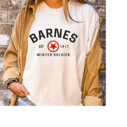 comfort colors bucky barnes shirt, barnes 1917, barnes t-shirt, winter soldier shirt, winter shirt, super hero shirt, ca