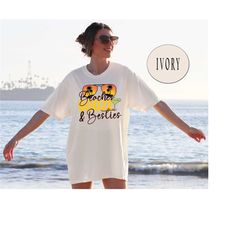 comfort colors girls vacation shirt, beaches booze besties shirt, funny summer woman shirt, beach shirt, beach vacation