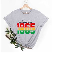 celebrate 1865 juneteenth t-shirt, juneteenth shirt, juneteenth party gift, black lives matter shirt, black history shir