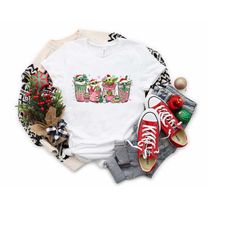 baby yoda christmas coffee t-shirt, christmas matching family shirts, winter coffee lover, disney star wars matching tee