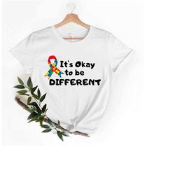 it's ok to be different autism awareness t-shirt, autism awareness shirt, be kind autism shirt, special ed support shirt