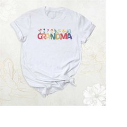 floral grandma shirt, gigi shirt, nana shirt, grandma birthday shirt, christmas gift gigi, mimi shirt, grandma gifts shi
