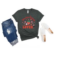 t-shirt that the berries loved it, valentine's day t-shirt, strawberry t-shirt, pretty valentine's day shirt, strawberry