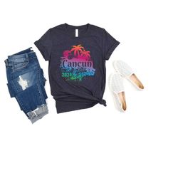 cancun 2024 shirt - family vacation travel shirt - cancun shirt - cancun mexico vacation shirt - mexico shirt - family v