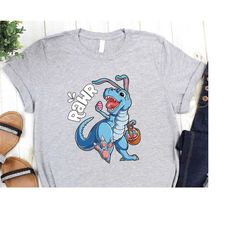easter dinosaur t-shirt, dino easter rabbit shirt, egg hunting season hunting t-shirt, easter dino t-shirt, children's f