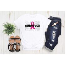 pink ribbon t-shirt, breast cancer t-shirt, cancer survivor shirt, breast cancer awareness t-shirt, cancer warrior shirt