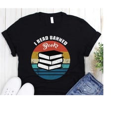 i read books prohibited t-shirts, book lover shirt, prohibited book t-shirt, book reader shirt, library t-shirt, library