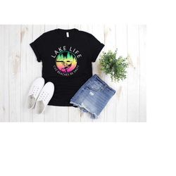 lake life cuz beaches be salty shirt, lake life tee, funny summer t-shirt, adventure love clothes, sweet lake tee, cano