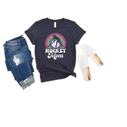 hockey mom t-shirt, hockey player t-shirt, hockey lover mom's mom, cute mom's shirt, mom's sports t-shirt, sports lover