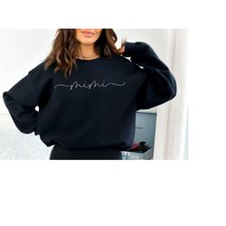 mimi sweatshirt, minimalist mimi gift, pregnancy announcement mimi, new mimi gift, mothers day hoodie, mimi life, birthd
