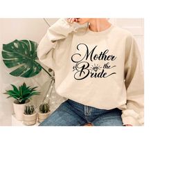 mother of the bride sweatshirt, bridal party mom sweatshirt, mother of the bride gift sweatshirt, mom wedding sweatshirt
