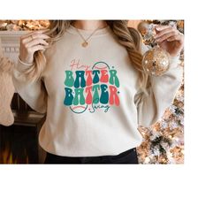 hey batter batter swing sweatshirt, game day baseball hoodie, ballpark sweatshirt, baseball vibes mom gift, baseball sea