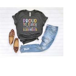 multilingual learner education tee, multilingual gift, multilingual teacher shirt, english teacher shirt, proud to teach