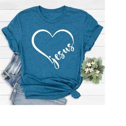 jesus shirt, christian tshirt, religious shirt, christian gift for women, church tee, faith t-shirt, jesus lover shirt,
