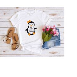 penguin tshirt, penguin lover tee, penguin lover gift, just a girl who loves penguin shirt, animal lover tee, zoo aquari