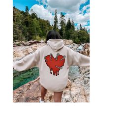 valentine hoodie, valentine's day sweatshirt, valentine's gift, broken heart hoodie, cute valentine sweat, gift for vale