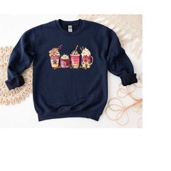 dog mom coffee hoodie, iced coffee sweatshirt, dog owner gift, dog lover crewneck, coffee latte sweat, dog mama gift, cu