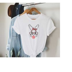bunny gum shirt, easter bunny shirt, easter day t-shirt, easter gift, easter tee, bunny shirt rabbit t-shirt, carrot shi