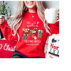 this is my hallmark sweatshirt, christmas hoodie, christmas party, christmas gift, merry christmas, santa claus, xmas sw