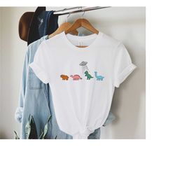dinosaur alien abduction shirt, cute dinosaur t-shirt, funny dino, abduction, ufo, alien, t-rex, stegosaurus, triceratop