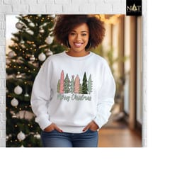 merry christmas tree sweatshirt, holiday sweatshirt, winter shirt,christmas gift,christmas shirt,christmas tree sweatshi