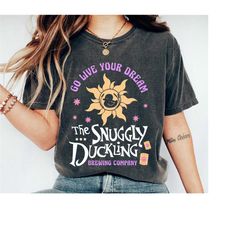 the snuggly duckling go live your dream shirt, rapunzel princess t-shirt, tangled tee, disney family vacation, disneylan