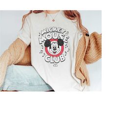 mickey mouse club shirt, mickey and friends t-shirt, magic kingdom, disney family vacation, disneyland trip