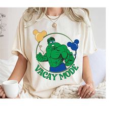 hulk vacay mode retro shirt, mickey balloon t-shirt, the incredible hulk, marvel avengers, superhero tee