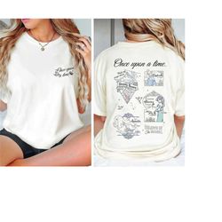 once upon a time shirt, cinderella, sleeping beauty, aladdin t-shirt, disney princesses tee, family vacation, disneyland