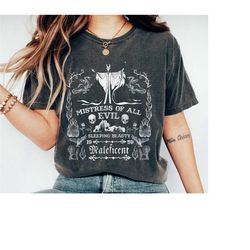 maleficent shirt, mistress of evil label t-shirt, sleeping beauty tee, disney family vacation, disneyland trip