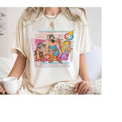 rescue rangers shirt, chip 'n' dale character colorful t-shirt, magic kingdom, disney family vacation, disneyland trip