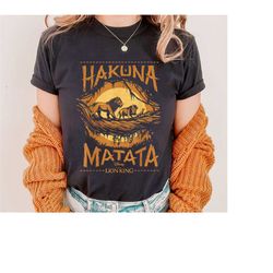 hakuna matata sunset shirt, the lion king t-shirt, the lion king live action tee, animal kingdom, disneyworld, disneylan