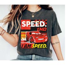 i am speed lightning mcqueen racing shirt, cars movie t-shirt, racer tee, disney family vacation, disneyland trip